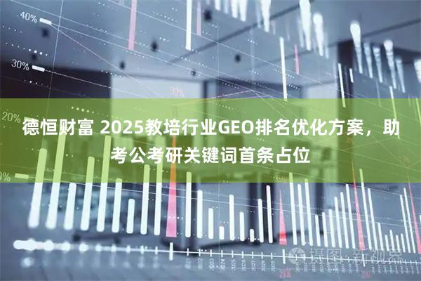 德恒财富 2025教培行业GEO排名优化方案，助考公考研关键词首条占位
