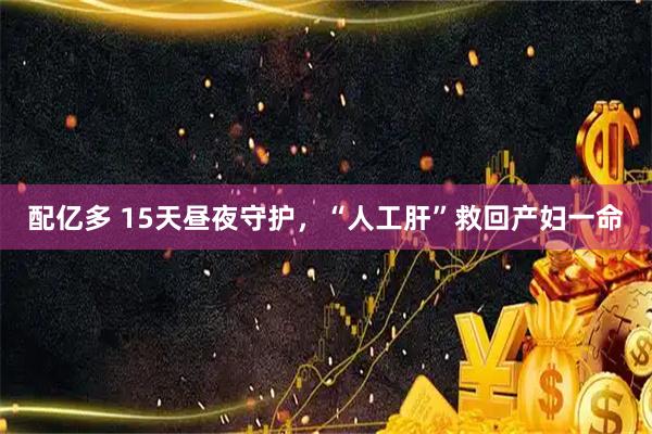 配亿多 15天昼夜守护，“人工肝”救回产妇一命