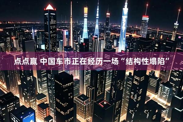 点点赢 中国车市正在经历一场“结构性塌陷”