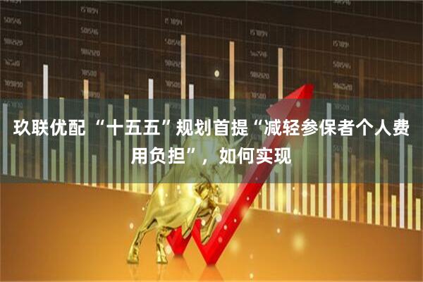 玖联优配 “十五五”规划首提“减轻参保者个人费用负担”，如何实现